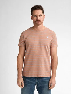 Petrol Industries T-Shirt Mahi Rot/Beige/Orange/Braun Petrol Industries T-Shirt Mahi Rot/Beige/Orange/Braun