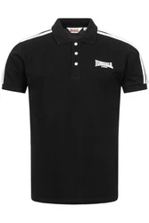 Lonsdale Poloshirt Brochel (1-tlg) Schwarz