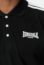 Lonsdale Poloshirt Brochel (1-tlg) Schwarz