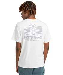 Element T-Shirt Joy Weiß/Creme/Dunkelgrün