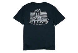 Element T-Shirt Joy Dunkelrot/Dunkelblau/Blau/Rot/Braun/Lila