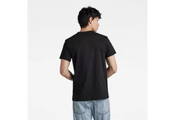 G-STAR Kurzarmshirt T-Shirt Nifous Schwarz/Dunkelgrau