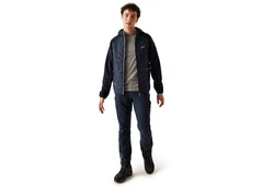 Regatta Softshelljacke Hybrid Steppjacke Andreson VIII Dunkelblau/Blau/Lila