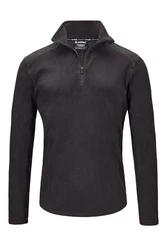Killtec Herren Fleecepullover Thnes Schwarz/Dunkelgrau/Grau