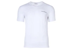 Emporio Armani Herren T-Shirt 2er Pack CORE LOGOBAND V-Neck Schwarz