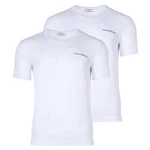 Emporio Armani Herren T-Shirt 2er Pack CORE LOGOBAND V-Neck Schwarz