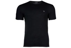 Emporio Armani Herren T-Shirt 2er Pack ENDURANCE Rundhals Regular Fit Dunkelblau/Schwarz/Grau/Blau/Lila/Rot/Beige