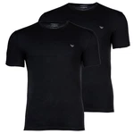 Emporio Armani Herren T-Shirt 2er Pack ENDURANCE Rundhals Regular Fit Dunkelblau/Schwarz/Grau/Blau/Lila/Rot/Beige