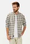 camel active Karohemd Button-Down Braun/Grau/Khaki/Weiß/Schwarz/Rot/Dunkelgrün