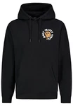 SUBLEVEL Hoodie mit Smileys Schwarz/Lila