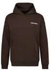 SUBLEVEL Worldwide Hoodie Dunkelbraun/Grau/Braun/Khaki/Dunkelgrün
