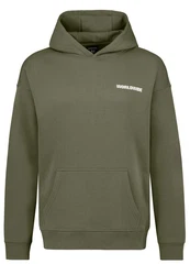 SUBLEVEL Worldwide Hoodie Dunkelgrün/Khaki