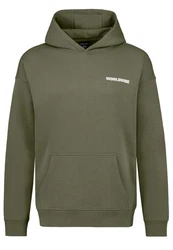 SUBLEVEL Worldwide Hoodie Dunkelgrün/Khaki