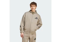 adidas Sportswear Hoodie Z.N.E. ZIP-HOODIE Beige/Khaki/Braun/Hellgrau