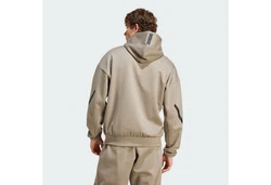 adidas Sportswear Hoodie Z.N.E. ZIP-HOODIE Beige/Khaki/Braun/Hellgrau