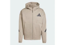 adidas Sportswear Hoodie Z.N.E. ZIP-HOODIE Beige/Khaki/Braun/Hellgrau