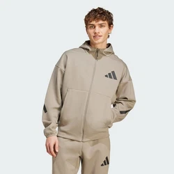 adidas Sportswear Hoodie Z.N.E. ZIP-HOODIE Beige/Khaki/Braun/Hellgrau