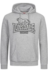 Lonsdale Kapuzenpullover Fochabers Grau/Braun/Dunkelgrau/Hellgrau