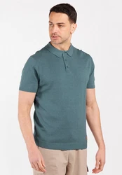 Key Largo Poloshirt 'Siena' Türkis/Grün
