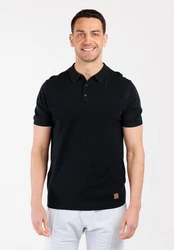 Key Largo Poloshirt 'Siena' Schwarz/Dunkelblau/Rot/Braun