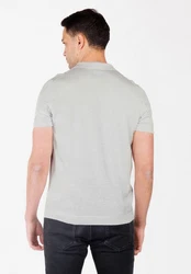 Key Largo Poloshirt 'Siena' Grau/Hellgrau/Khaki