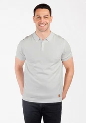 Key Largo Poloshirt 'Siena' Grau/Hellgrau/Khaki
