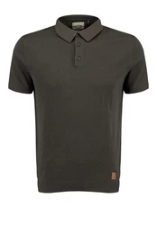 Key Largo Poloshirt 'Siena' Dunkelgrün/Khaki/Dunkelgrau