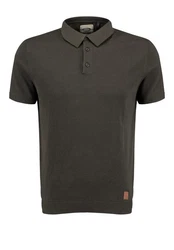 Key Largo Poloshirt 'Siena' Dunkelgrün/Khaki/Dunkelgrau