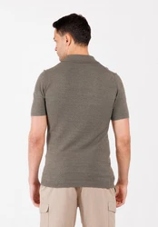 Key Largo Poloshirt 'Siena' Khaki/Grau/Braun/Beige