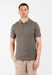 Key Largo Poloshirt 'Siena' Khaki/Grau/Braun/Beige