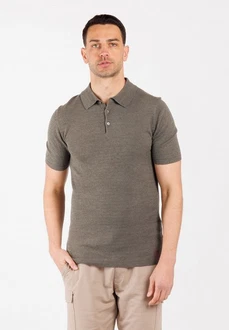 Key Largo Poloshirt 'Siena' Khaki/Grau/Braun/Beige