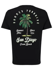 Key Largo T-Shirt MT KLSAN DIEGO Schwarz/Dunkelgrün