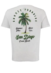 Key Largo T-Shirt MT KLSAN DIEGO Khaki/Grau/Hellgrau