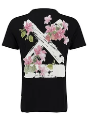Key Largo T-Shirt MT KLSUMMER SPLASH Schwarz/Rot/Creme/Rosa