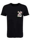 Key Largo T-Shirt MT KLSUMMER SPLASH Schwarz/Rot/Creme/Rosa