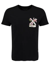 Key Largo T-Shirt MT KLSUMMER SPLASH Schwarz/Rot/Creme/Rosa