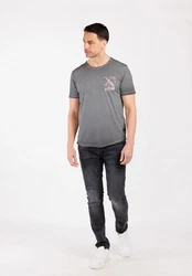 Key Largo T-Shirt MT KLSUMMER SPLASH Dunkelgrau/Hellgrau/Grau