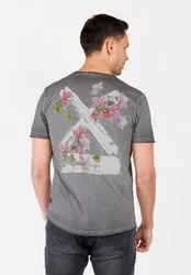 Key Largo T-Shirt MT KLSUMMER SPLASH Dunkelgrau/Hellgrau/Grau