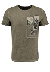 Key Largo T-Shirt MT KLWHEELS Dunkelgrün/Khaki