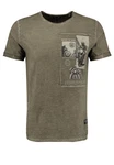 Key Largo T-Shirt MT KLWHEELS Dunkelgrün/Khaki