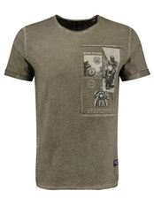 Key Largo T-Shirt MT KLWHEELS Dunkelgrün/Khaki