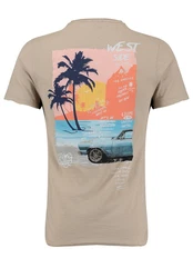 Key Largo T-Shirt MT KLWEST SIDE round Khaki/Braun/Beige
