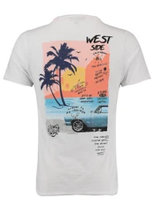 Key Largo T-Shirt MT KLWEST SIDE round Grau/Hellgrau