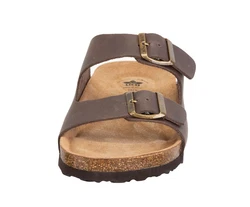 Lico Pantolette Alvaro Dunkelbraun/Braun/Beige