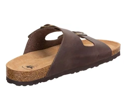 Lico Pantolette Alvaro Dunkelbraun/Braun/Beige