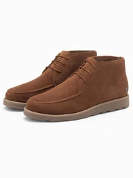 Schnrboots aus Wildleder Schnrboots