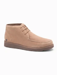 OMBRE Schnürboots Beige/Braun