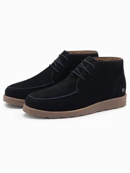 OMBRE Schnürboots Schwarz/Dunkelblau