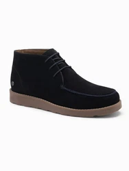 OMBRE Schnürboots Schwarz/Dunkelblau