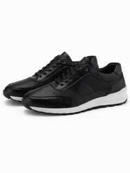 OMBRE Sneakers aus Öko-Leder Schwarz